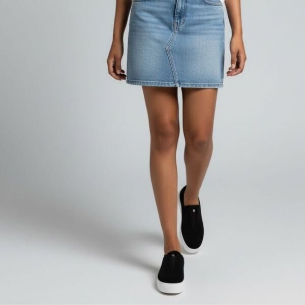 Siyah Süet Hakiki Deri Lastikli Kadın Günlük Sneaketr