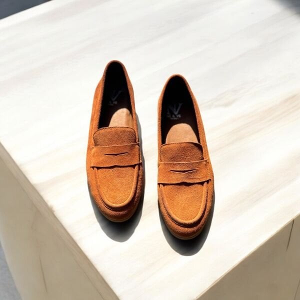Hardal Süet Kadın Loafer