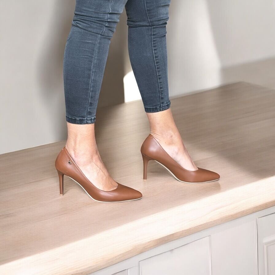 Taba Hakiki Deri Stiletto