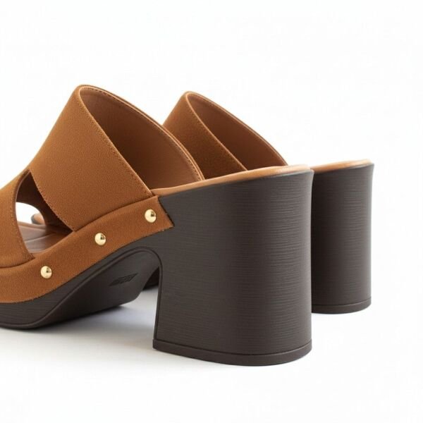 Taba Süet Hakiki Deri Hafif Tabanlı Kadın Takunya Terlik