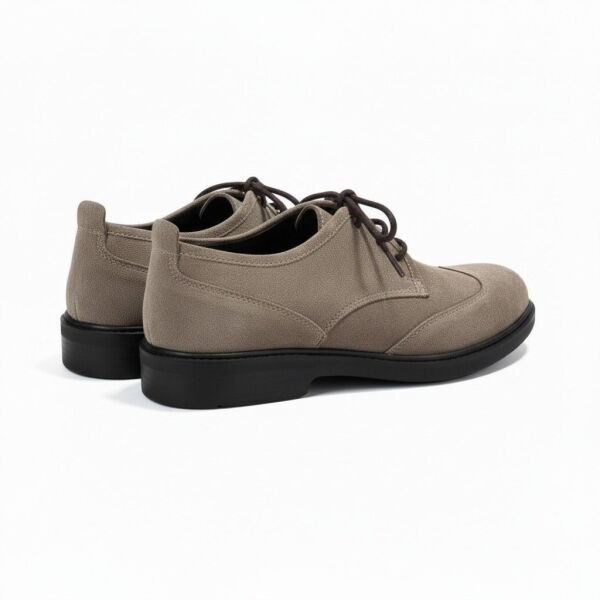 Vizon Süet Hakiki Deri Bağcıklı Kadın Casual Ayakkabı