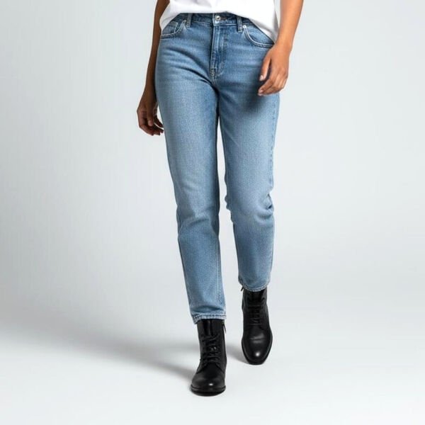 Siyah Deri Bağcıklı İçten Fermuarlı Kadın Topuklu Bot