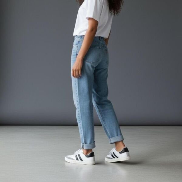 Beyaz Hakiki Deri Bağcıklı Kadın Günlük Sneaker